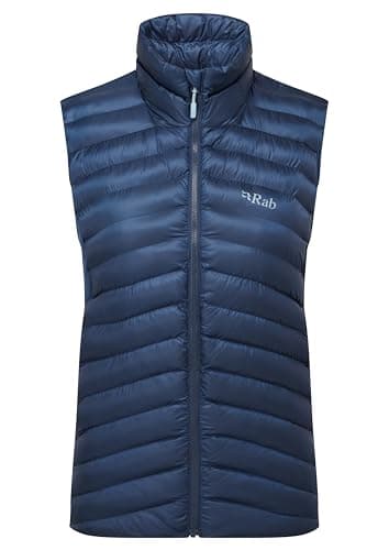 Image of Rab Women's Cirrus Flex Vest Lightweight Insulated Gilet for Trekking, Skiing, & Climbing - Tempest Blue - Medium