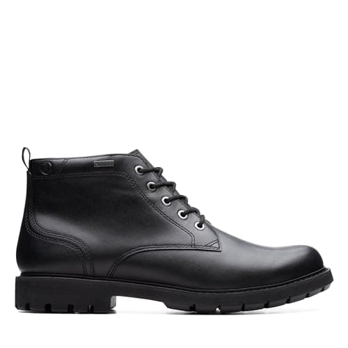 Image of Clarks BatcombeMixGTX Mens Black Leather, 9