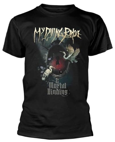 Image of Razamataz My Dying Bride 'A Mortal Binding' Unisex Short Sleeve T-Shirt (UK, Alpha, XXL, Regular, Regular, Black)