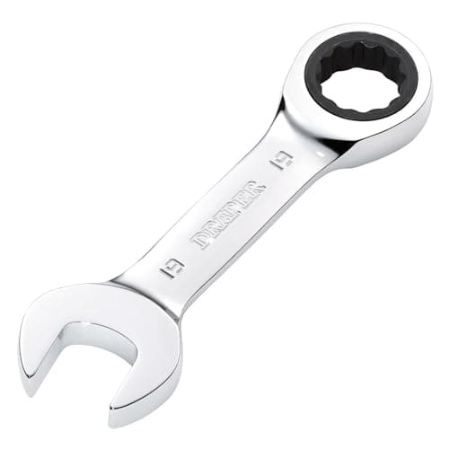 Image of Draper 27930 HI-TORQ Metric Stubby Ratchet Combination Spanner, 19mm