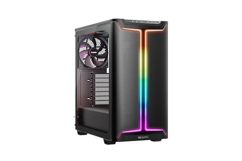 Image of be quiet! Pure Base 501 DX Black PC Case, High Airflow Intake Front Panel And Top Cover, Maximum Performance, 3 Preinstalled Pure Wings 3 140mm PWM Fans, Extraordinary Air Pressure, Dynamic Design
