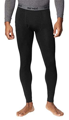 Image of 32 DEGREES Men's Heat Pant 2-Pack, Black/Black, X-Large