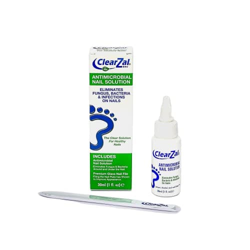 Image of ClearZal Fungal Nail Treatment | Antimicrobial Nail Solution 30ml | Kills Fungus, Bacteria and Viruses