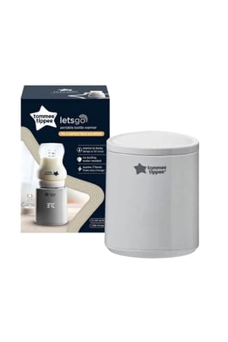 Image of Tommee Tippee LetsGo Portable Baby Bottle Warmer, Warms Breast Milk, USB Rechargeable, Electric Bottle Warmer, Lightweight and Travel Friendly