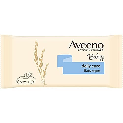 Image of Aveeno Baby Daily Care Wipes with Oats and Aloe Extract, 72 Wipes