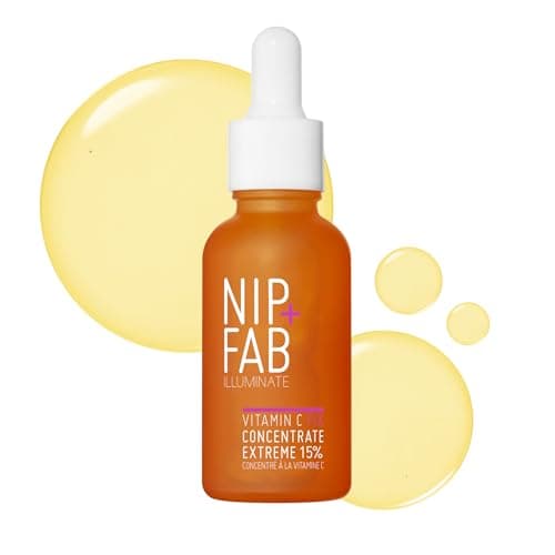 Image of Nip+Fab Vitamin C Fix Concentrate Extreme 30 ml, 15% Vitamin C Complex with 3 Forms of Vitamin C, Face Skin Radiance Booster, with Ferulic Acid and Niacinamide