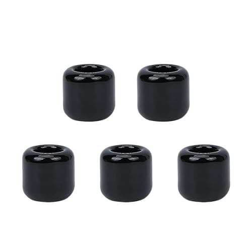 Image of Vokowin 5 Pcs Ceramic Chime Candle Holder Set, Black Ritual Spell Candle Holders Great for Casting Chimes, Rituals, Spells, Vigil, Witchcraft, Wiccan Supplies & More Wedding Party Supplies (K409-5)
