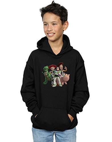 Image of Disney Boys Toy Story 4 Group Hoodie Black 9-11 Years