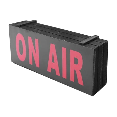 Image of Durlo On-Air Recording Light Sign: Live Recording Light Streaming Broadcast Sign - for Bar Pub Club Wall Decor(Without Battery)