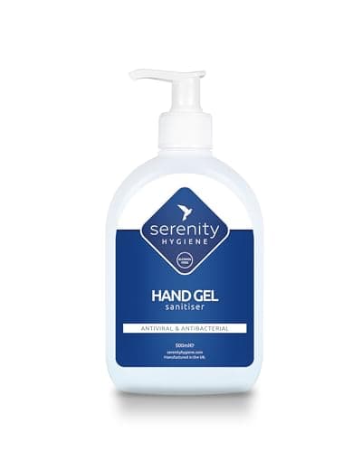 Image of Hand Sanitiser Gel - Unscented and Alcohol-Free Hand Sanitising Formula - Great for Schools, Hospitals, Home & Office - Manufactured in the UK - 500ml Hand Sanitizer Pack of 1