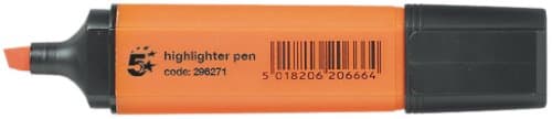 Image of 5 Star Office Highlighter Chisel Tip 1-5mm Line Orange (Pack of 12)