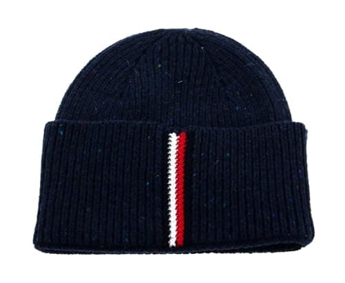 Image of TOMMY HILFIGER 1985 Knitted Hat Space Blue, Space Blue, One Size