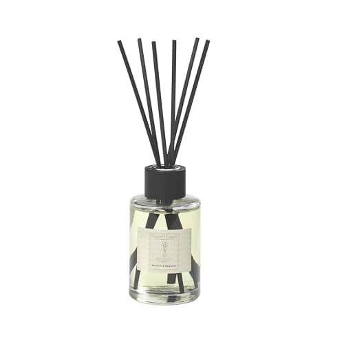 Image of Hassett Green London Boutique Classics Mandarin & Bergamot - Large Fragrance Oil Reed Diffuser - 250ml Glass Bottle with 6 Thick Fibre Reeds - Reduced Packaging