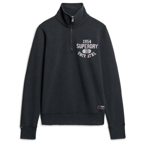 Image of Superdry Track andamp; Field Graphic Half Zip Sweatshirt L