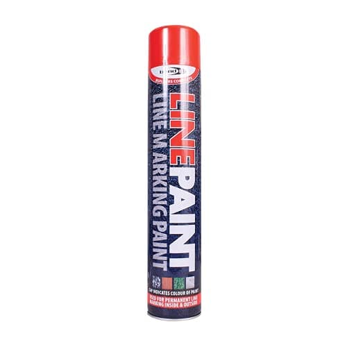 Image of Survey Line Marker Marking Spray Paint 750ml - Red Permanent