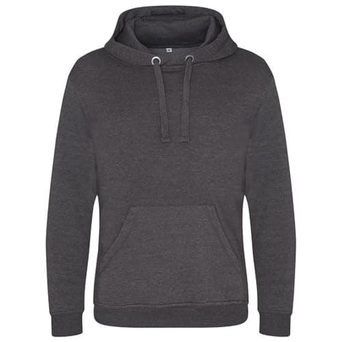 Image of AWDis Just Hoods JH101 Heavyweight Hoodie - Charcoal - XS