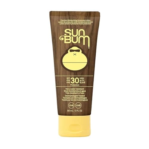 Image of Sun Bum Original SPF 30 Sunscreen Body Lotion - Broad Spectrum Moisturizing Sunscreen with Vitamin E - Hawaii 104 Act Compliant (Made without Octinoxate & Oxybenzone) - Travel Size - 88 mL