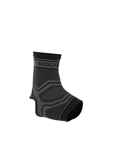 Image of Shock Doctor Unisex's Compression Knit Ankle Sleeve, Black, Medium
