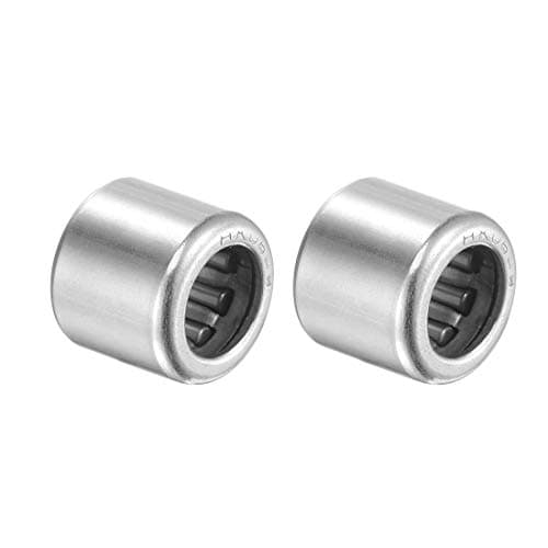 Image of sourcing map HK0609 Needle Roller Bearings 6mm Bore 10mm OD 9mm Width Chrome Steel Open End 2pcs