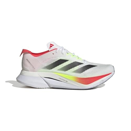 Image of adidas Adizero Boston 12 Mens Running Shoes Road White/Red 11
