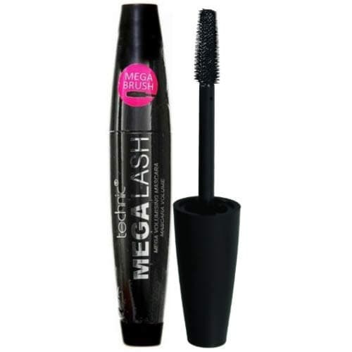 Image of Technic Mega Lash Volumising Black Mascara Water Resistant With Mega Brush, 14ml