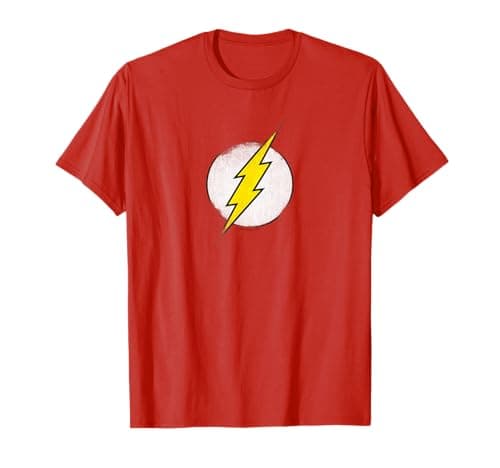 Image of The Flash Rough Flash Logo T-Shirt