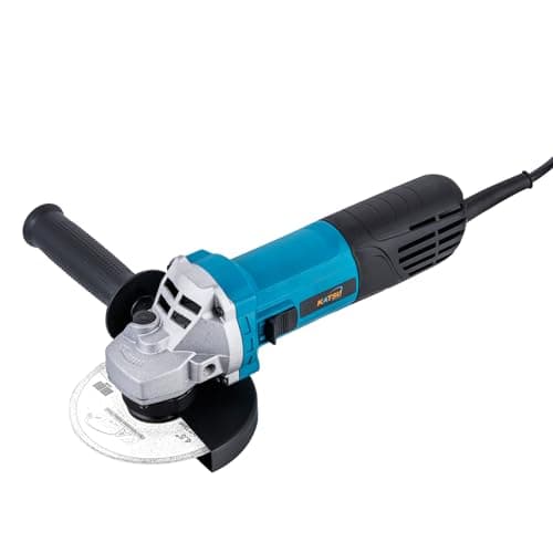 Image of KATSU Tools Corded Angle Grinder 115mm 720W Slim Body for Masonry Concrete Tile Metal Steel Grinding Polishing (Budget) 101676