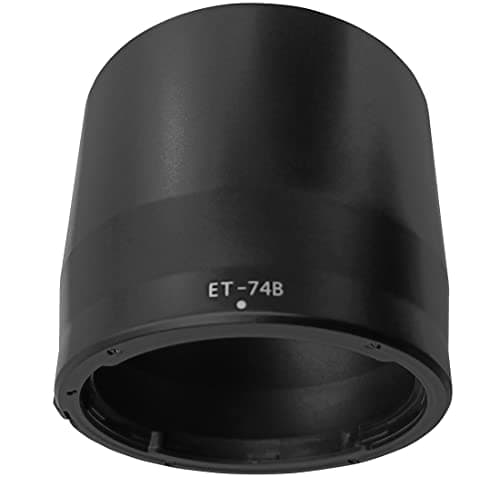 Image of ET-74B Lens Hood for Canon RF 100-400mm F5.6-8 is USM,Canon EF 70-300mm f/4-5.6 is II USM(Not for is USM) Lens,HUIPUXIANG 67mm Lens Hood