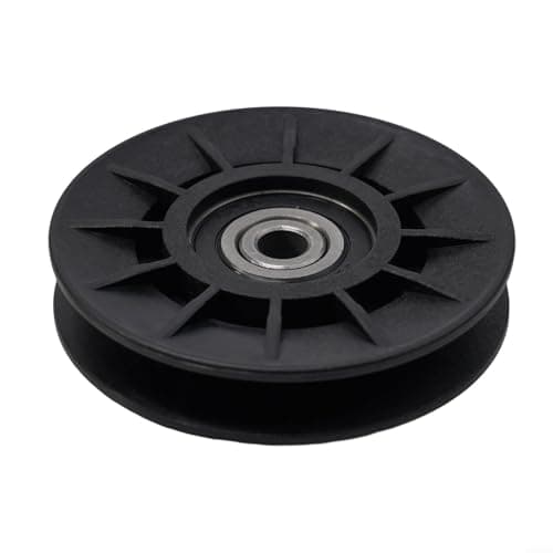 Image of V Groove Idler Pulley Compatible with For Craftsman Mower Deck Assemblies Including Models 532194326 532194226 280659