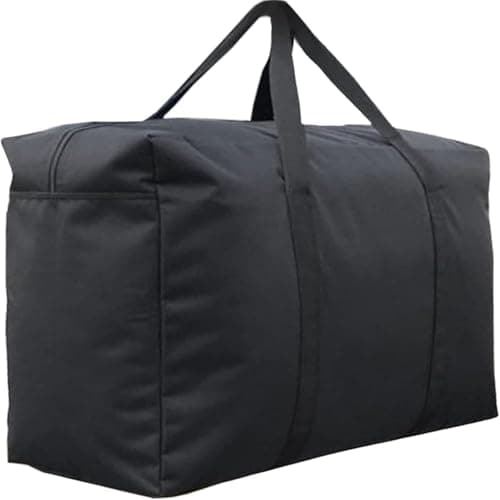 Image of Handy Storage Bag, Jumbo Storage Bag, Extra Large Waterproof Heavy Duty Bag with Web Handle Bedding Underbed Storage Bag Blankets Duvet Chest Season Laundry Organizers (1)