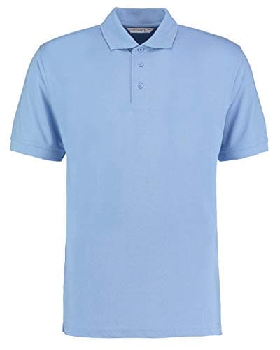 Image of Kustom Kit Unisex Comfort Finish Klassic Polo Shirt Light Blue 2XL