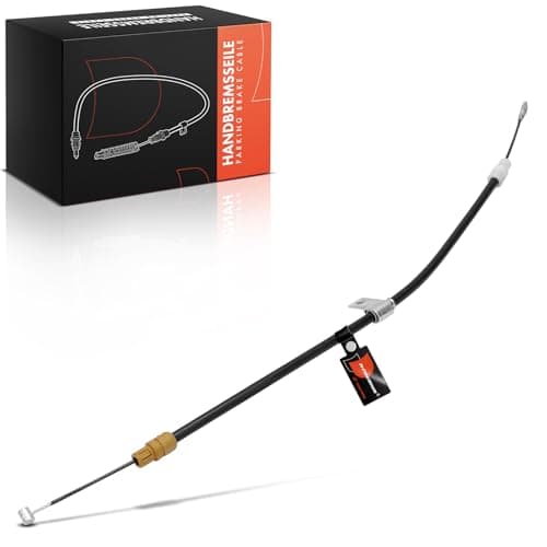 Image of Frankberg Handbrake Cable Parking Brake Front Axle for Disc brake Compatible with Commander XH XK 2005-2010 Commander Van XH 2005-2010 Grand Cherokee II WG WJ 2001-2005 Replace# 5134701AB