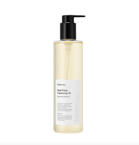 Image of freemay Real Deep Cleansing Oil, Removes Waterproof Makeup & Blackheads, Pore Deep Cleanser, Lightweight Finish, 330ml, 11.15 fl oz