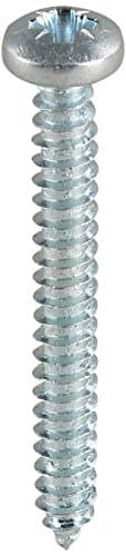 Image of TIMco 00081CPAZ BZP PZ2 Pan Head Self-Tapping Screw 8 x 1 - Zinc (Box of 1000)