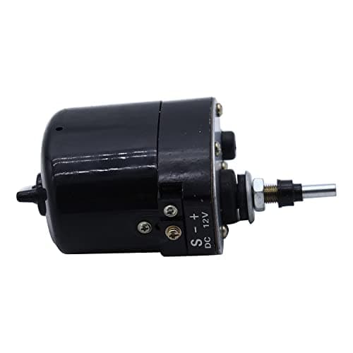 Image of 1 PC SHLPDFM 12V Universal Windscreen Wiper Motor Black Colour Compatible with Fishing Boat Caravan Willys Jeep Tractor 01287358 7731000001 0390506510