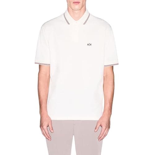 Image of Armani Exchange XM001287_AF17321 Short Sleeve Polo 2XL Beige