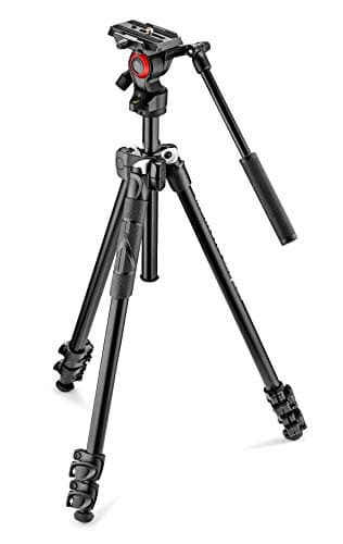 Image of Manfrotto MK290LTA3-V, Kit 290 Light With Video Fluid Head, Aluminium, DSLR, Compact System Camera, Mirrorless, Video, Videography, Black