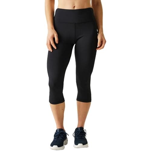 Image of Dare2b Women's Influential II 3/4 Gym Leggings, UV Protected Quick Dry Cycling Pants