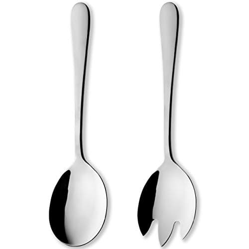 Image of Grunwerg Windsor Carded 2-Piece Salad Serving Set, 18/0 Stainless Steel, Silver