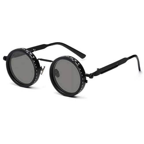 Image of Adjustable ND Polarized Photochromic Sunglasses for Men Women, Stepless Dimming HD Eyewear with Aviation Aluminum-Magnesium Frame Used for Driving Fishing Outdoor Activities (Black)