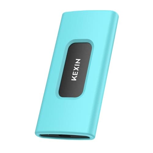 Image of KEXIN 512GB External SSD Hard Drive USB 3.2 Type-c Portable Solid State Drive up to 1000MB/s Compatible with PC Mac/PS5/XBOX/Laptop