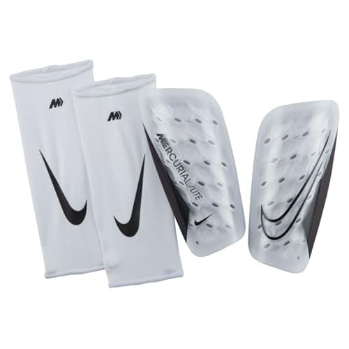 Image of NIKE DN3611-100 NK MERC LITE - FA22 Shin guards Unisex Adult WHITE/WHITE/BLACK Size L