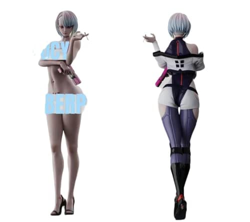 Image of Cyberpunk LUCYGIRL Garage Kit Figure, Handmade Crafts from Overseas Storage Class, 1/6 by POLYSTONES, Collection Statue (Luxurious Edition) [Parallel Import]