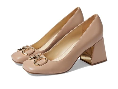 Image of Nine West Women's Caven Pump, Barely Nude 110, 4.5 UK