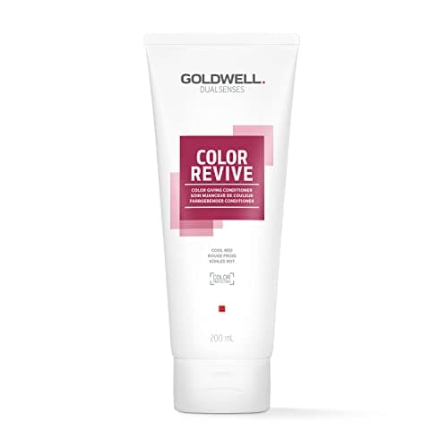 Image of Goldwell Dualsenses Color Revive Conditioner, Cool Red, Refreshes Color, 200ml