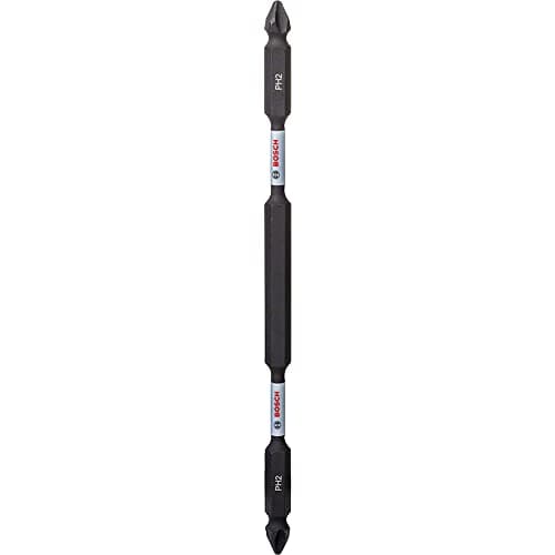 Image of Bosch Professional Accessories Bosch Professional 2608522358 3-Piece Double Screwdriver Set Phillips (Impact Control, 3 x PH2-PH2 Bits Length: 150 mm, Pick and Click)