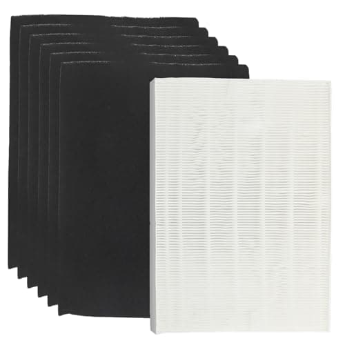 Image of 115115 Air Filter with 6 Carbon Pre-Filters, H13 HEPA Filter, Replacement for Winix ZERO Air Purifier P300 AZBU330-HWB