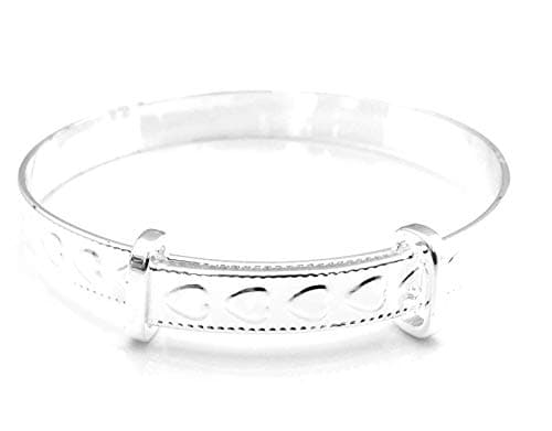 Image of Equilibrium Silver Plated Christening Bangle