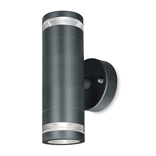 Image of 4lite Marinus Outdoor Up Down Wall Light (Anthracite) Rust Free IP54 Rated Exterior Wall Lamp - 4L2/2309-4Yr Guarantee