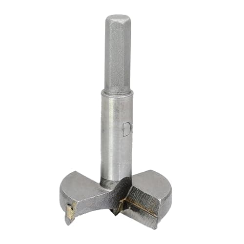 Image of Cjueiom 50mm / 2 Inch Forstner Drill Bit, Tungsten Carbide Wood Hole Saw Auger Opener Hole Drilling Boring Bit Cutter for Wood, Plastic, Plywood